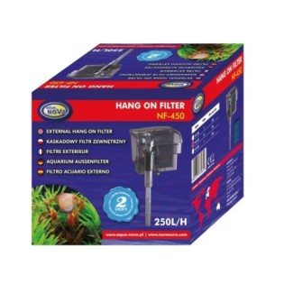 AQUA NOVA Hang on Filter NF-450 (NF-450) - Filtr kaskadowy do akwarium - 2