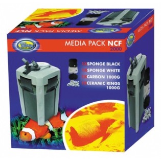 AQUA NOVA Media Pack (MPACK 2000) - Zestaw wkładów do filtra NCF 2000 - 2