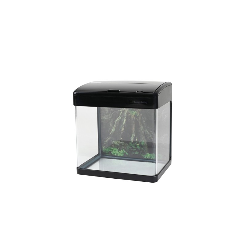 AQUA NOVA Akwarium 19L LED, gięte szkło, filtr + oświetlenie, czarne - 3