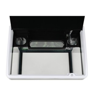 AQUA NOVA Akwarium 32L LED, gięte szkło, filtr + oświetlenie, czarne - 1 AQUA NOVA Akwarium 32L LED, gięte szkło, filtr + oświetlenie, czarne - 1
