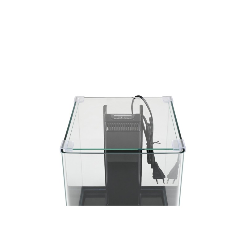 AQUA NOVA Akwarium NANO 10L LED, gięte szkło, filtr + oświetlenie, czarne - 1