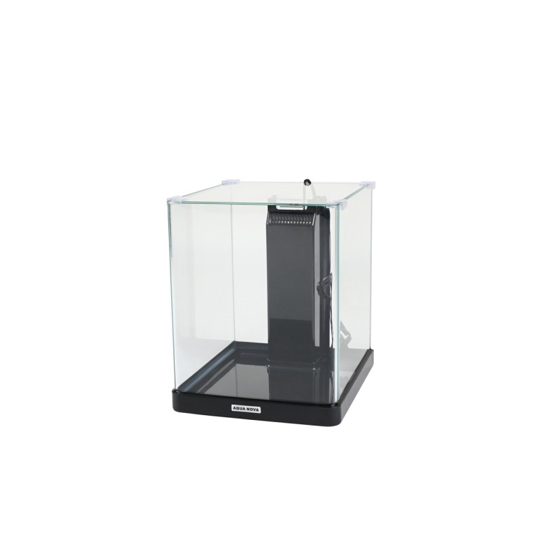AQUA NOVA Akwarium NANO 21L LED gięte szkło, filtr + oświetlenie, czarne - 3