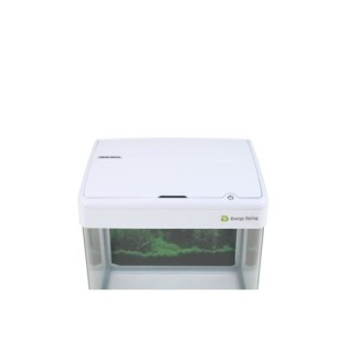 AQUA NOVA Akwarium 19L LED, gięte szkło, filtr + oświetlenie, białe - 1 AQUA NOVA Akwarium 19L LED, gięte szkło, filtr + oświetlenie, białe - 1
