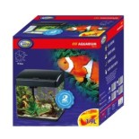 AQUA NOVA Akwarium 19L LED, gięte szkło, filtr + oświetlenie, czarne + biała ramka - 3 AQUA NOVA Akwarium 19L LED, gięte szkło, filtr + oświetlenie, czarne + biała ramka - 3