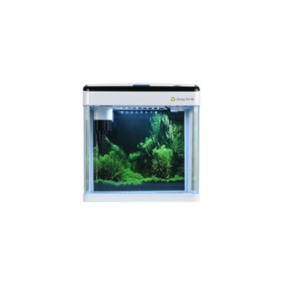 AQUA NOVA Akwarium 32L LED, gięte szkło, filtr + oświetlenie, białe - 1 AQUA NOVA Akwarium 32L LED, gięte szkło, filtr + oświetlenie, białe - 1