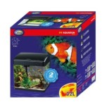 AQUA NOVA Akwarium 32L LED, gięte szkło, filtr + oświetlenie, czarne + biała ramka - 3 AQUA NOVA Akwarium 32L LED, gięte szkło, filtr + oświetlenie, czarne + biała ramka - 3