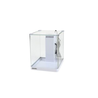 AQUA NOVA Akwarium NANO 14L LED gięte szkło, filtr + oświetlenie, białe - 1 AQUA NOVA Akwarium NANO 14L LED gięte szkło, filtr + oświetlenie, białe - 1
