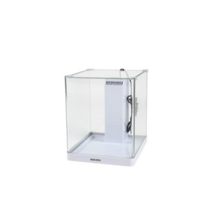AQUA NOVA Akwarium NANO 21L LED gięte szkło, filtr + oświetlenie, białe - 1 AQUA NOVA Akwarium NANO 21L LED gięte szkło, filtr + oświetlenie, białe - 1