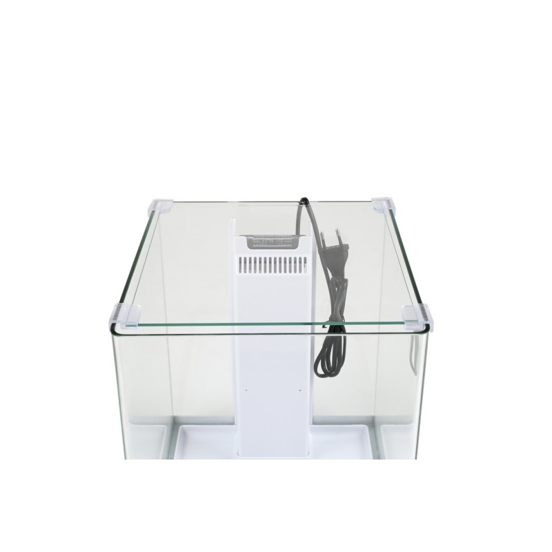 AQUA NOVA Akwarium NANO 21L LED gięte szkło, filtr + oświetlenie, białe - 4