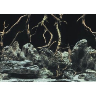 AQUA NOVA 150x60cm tło akwariowe cięte na wymiar korzenie/woda - 4