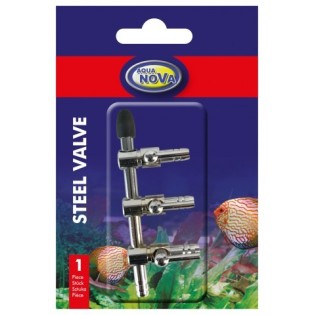 AQUA NOVA Zaworek metalowy 3 wyjścia - 1