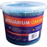 AQUA NOVA Żwir kolorowy , wiadro 5kg, fluo niebieski - 1