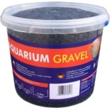 AQUA NOVA Żwir kolorowy , wiadro 5kg, czarny - 1