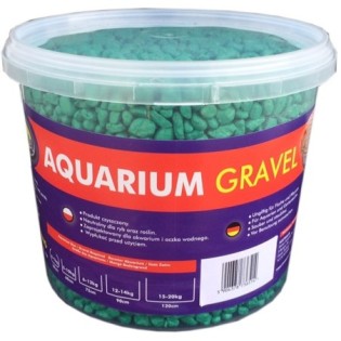 AQUA NOVA Żwir kolorowy , wiadro 5kg, zielony - 1