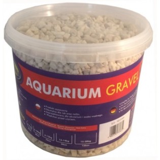 AQUA NOVA Żwir naturalny, wiadro 5kg, biały dolomitowy - 1