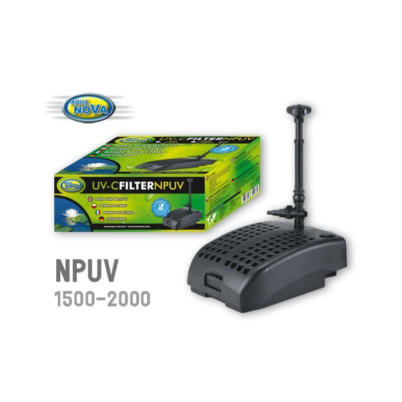 AQUA NOVA UV-C Filter NPUV-2000 (NPUV-2000) - Pompa fontannowa z lampą UV - 3