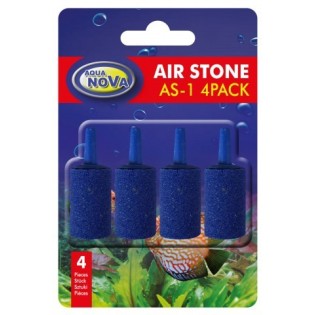 AQUA NOVA Air Stone AS-1 Pack 4szt (AS-1 4 PACK) - Kamień napowietrzający niebieski walec - 1