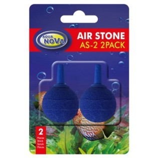 AQUA NOVA Air Stone AS-2 (2szt) (AS-2 2 PACK) - Kamień napowietrzający niebieska kula - 1