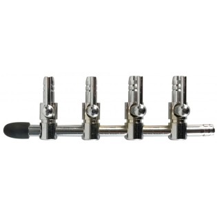 AQUA NOVA Zaworek metalowy 4 wyjścia - 1 AQUA NOVA Zaworek metalowy 4 wyjścia - 1