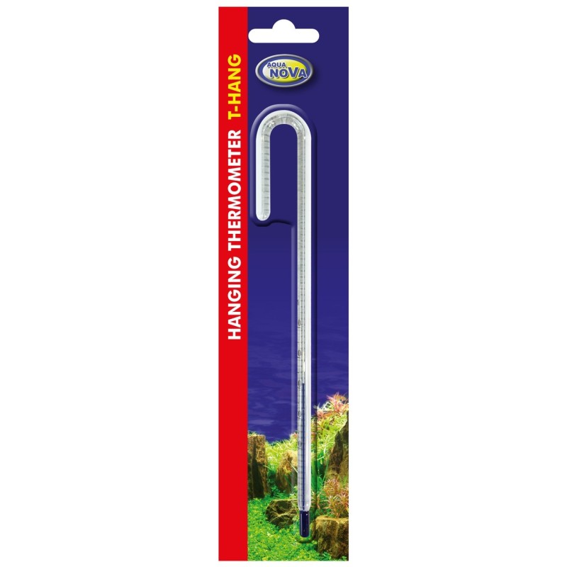AQUA NOVA Termometr szklany wieszany rozmiar M, 15cm , 8,2mm - 1