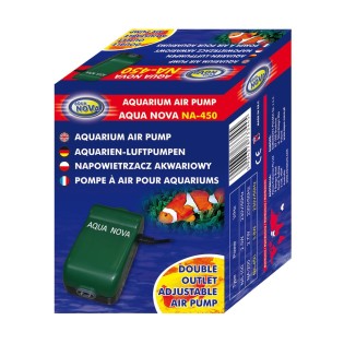 AQUA NOVA Air Pump NA-450 (NA-450) - Pompka napowietrzająca do akwarium - 2