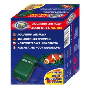 AQUA NOVA Air Pump NA-200 (NA-200) - Pompka napowietrzająca do akwarium - 2