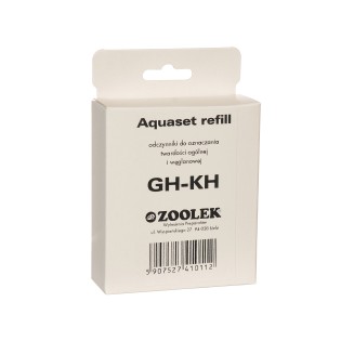 ZOOLEK Aquaset refill GH-KH (1011) - Uzupełnienie testu na twardość ogólną i twardość węglanową do akwarium słodkowodnego 1 szt.