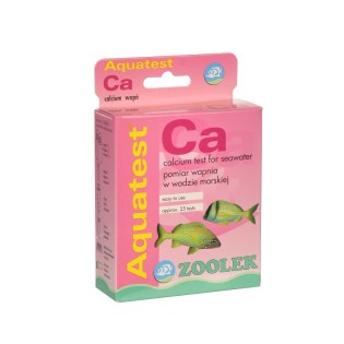 ZOOLEK Aquatest Ca (1080) - Test na wapń do akwarium morskiego 1 szt. - 1