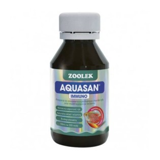 ZOOLEK Aquasan Immuno (0613) - Preparat witaminowy na choroby ryb 100 ml - 1