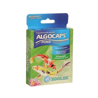 ZOOLEK Algocaps pond  (5355) - Tabletki na glony do oczka wodnego 24 kapsułki - 1
