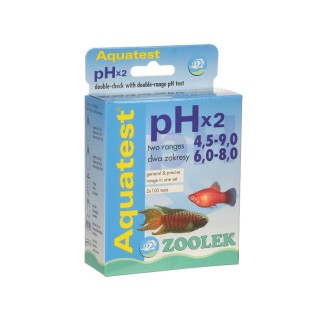 ZOOLEK Aquatest pH x2 (1020) - Test na pH w zakresie ogólnym