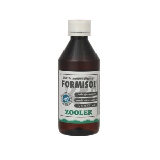 ZOOLEK Formisol (0508) - Preparat odkażający na pleśniawkę do akwarium słodkowodnego 250 ml - 1