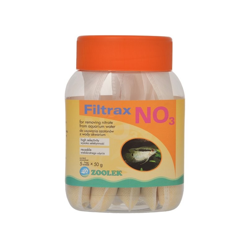ZOOLEK Filtrax NO3 (3048) - Wkłady usuwające azotany 5 x50 g - 1