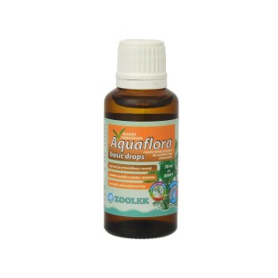 ZOOLEK Aquaflora basic drops (7041) - Komplet biopierwiastkówdla roślin akwariowych 30ml - 1