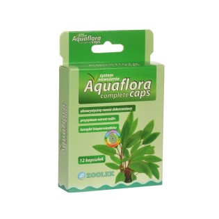 ZOOLEK Aquaflora complete caps (7503) - Komplet mikro- i makroelementów dla roślin akwariowych 12 kapsułek - 1