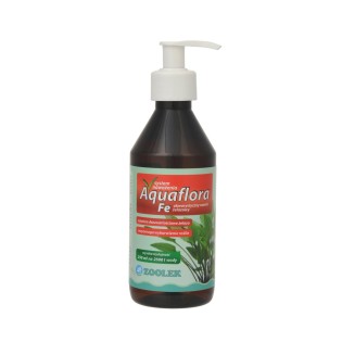 ZOOLEK Aquaflora Fe (7128) - Źródło żelaza dla prawidłowego wybarwienia roślin 250 ml - 1