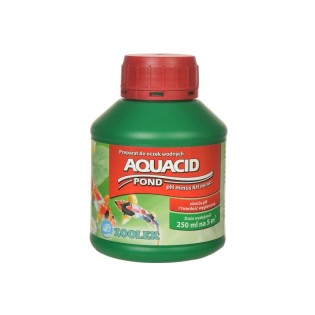 ZOOLEK Aquacid pond (0348) - Preparat do obniżania pH i KH w oczku wodnym 250 ml - 1