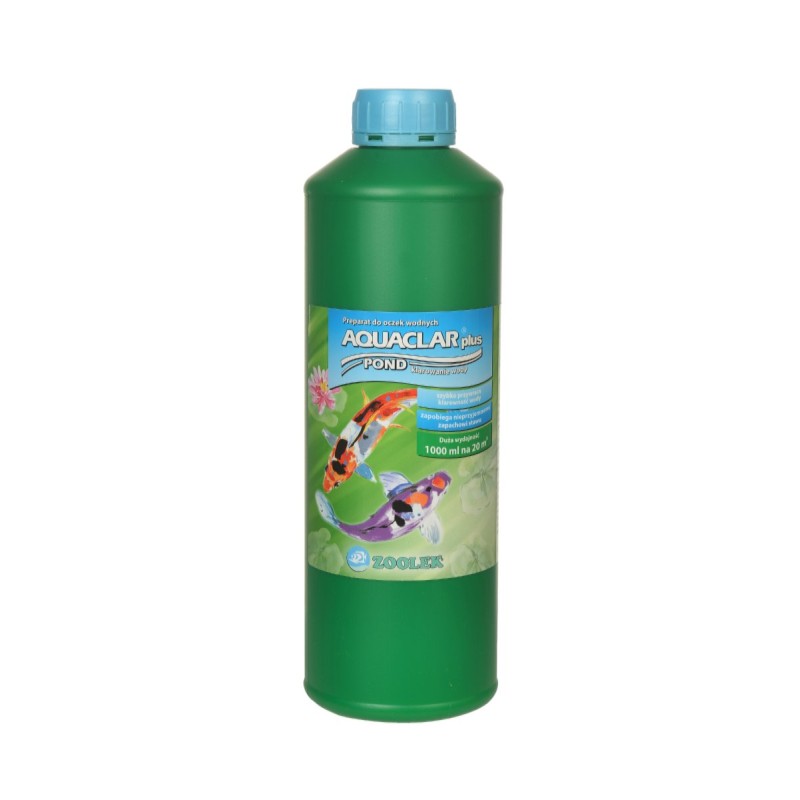 ZOOLEK Aquaclar pond plus (0315) - Preparat do klarowania wody w oczku wodnym 1000 ml - 1