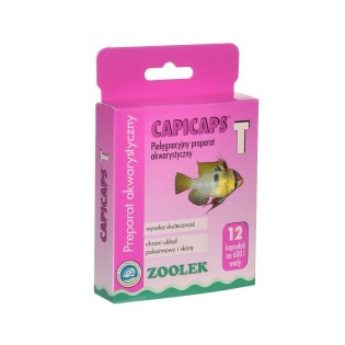 ZOOLEK Capicaps-T (5343) - Preparat odkażający na pasożyty, nicienie, przywry, tasiemiec 12 kapsułek - 1