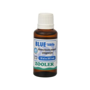 ZOOLEK Blue ichtio (0021) - Błękit zwalczający glony, bakterie i pierwotniaki 30ml - 1
