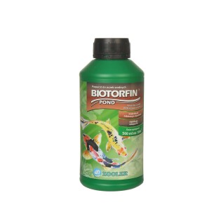 ZOOLEK Biotorfin pond (0334) - Stabilizuje pH i oczyszcza wodę w oczku wodnym 500 ml - 1