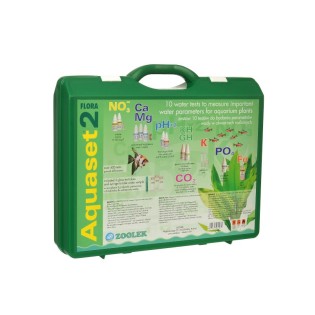 ZOOLEK Aquaset 2 Flora (6003) - Walizka z testami do akwarium słodkowodnego, roślinnego 1 szt. - 3
