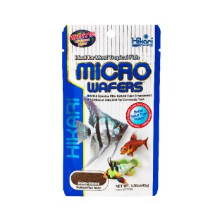 HIKARI Micro Wafers 45g (21208) - Tonący pokarm dla małych i średnich ryb tropikalnych - 1