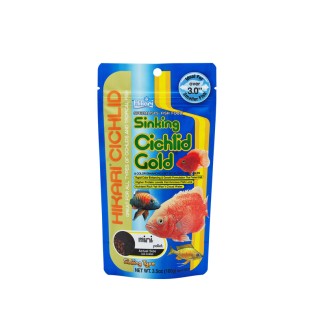 HIKARI Cichlid Gold Sinking Mini 100g (04620) - Tonący pokarm dla pielęgnic i innych ryb tropikalnych - 1