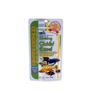 HIKARI Cichlid Excel Sinking Mini 100g (14620) - Tonący pokarm dla pielęgnic i innych ryb roślinożernych - 1