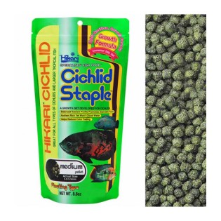 HIKARI Cichlid Staple Medium 57g (03311) - Pływający pokarm dla pielęgnic i innych ryb tropikalnych - 1