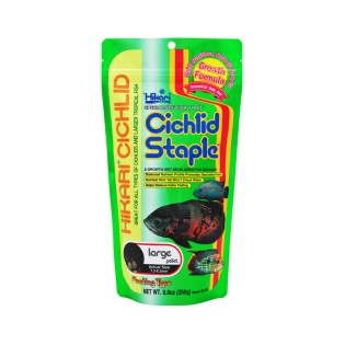 HIKARI Cichlid Staple Large 250g (03428) - Pływający pokarm dla pielęgnic i innych ryb tropikalnych - 1