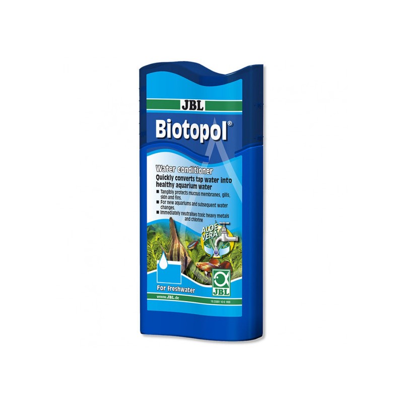 JBL Biotopol 250ml (23002) - Uzdatniacz zamienia wodę kranową w dobrą do akwarium. - 1