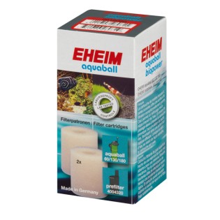EHEIM Gąbki (2618080) - Wkład gąbkowy 2 szt. do filtra aquaball 60/130/180, biopower 160/200/240 i do prefiltra 4004320 - 2