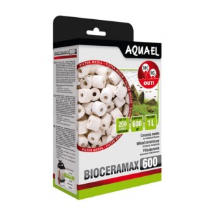 AQUAEL Bioceramax 600 1L (106611) - Wkład przeznaczony do filtracji biologicznej w akwariach słodkowodnych, morskich, - 2